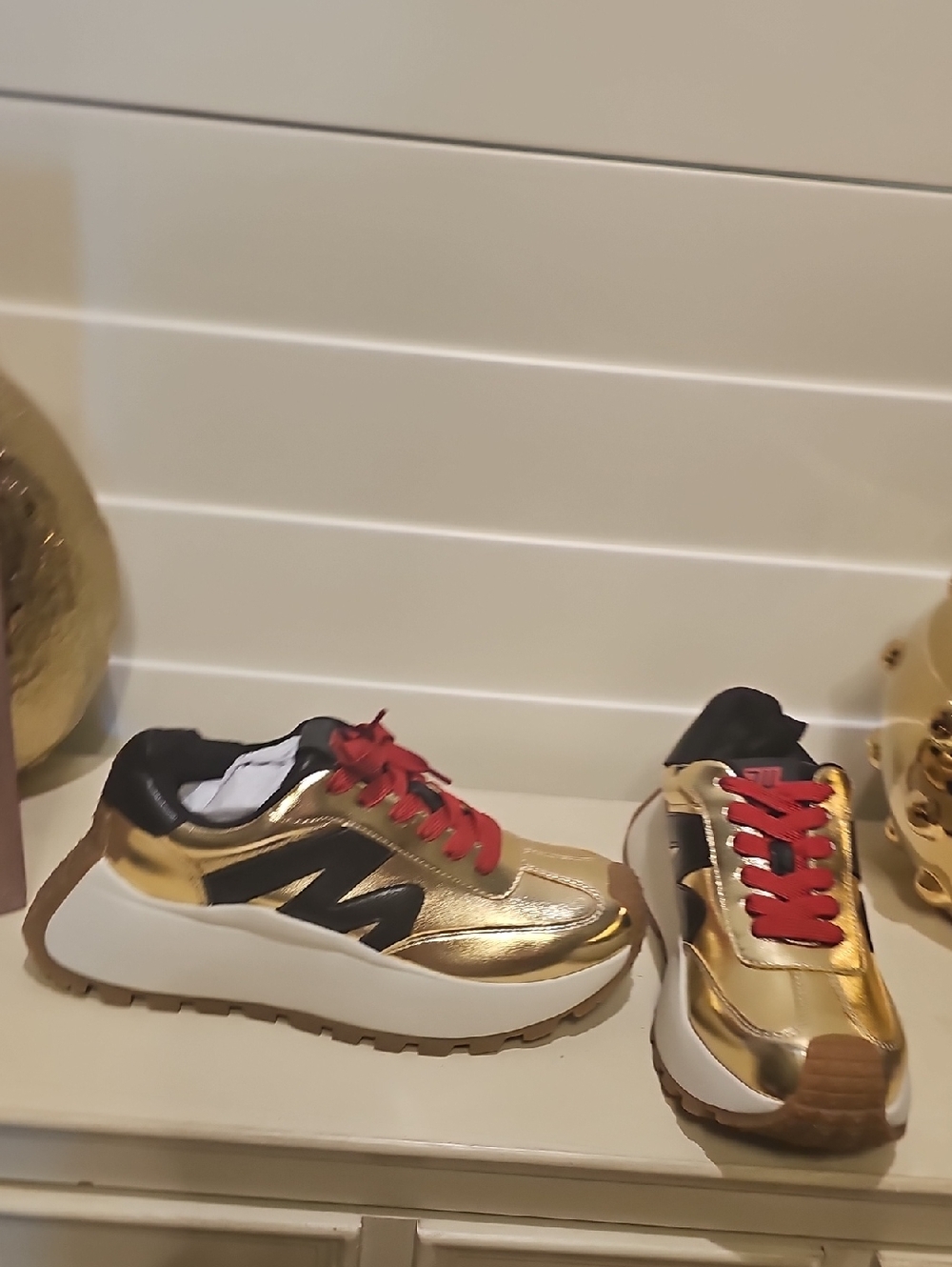 New Metallic Gold Trainer - Picture 2 of 5
